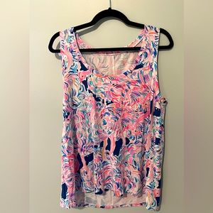 Lilly Pulitzer Crayton Tank Pelican Pink